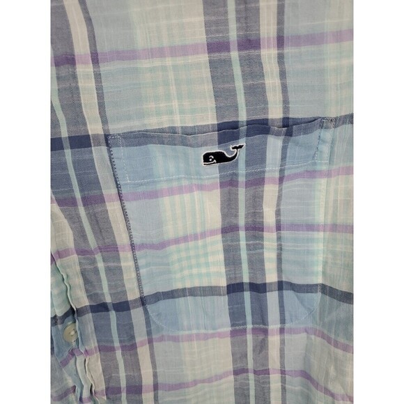 Vineyard Vines Shirt Men's Large Classic Fit Tucker Shirt Long Sleeve Plaid - Picture 3 of 11